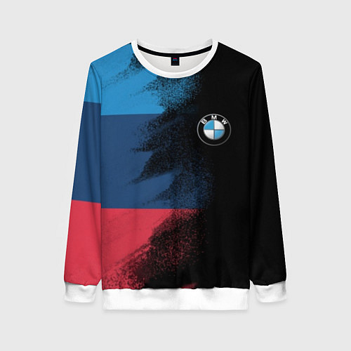 Женский свитшот BMW / 3D-Белый – фото 1