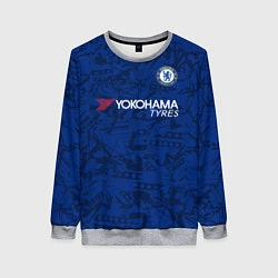 Свитшот женский Chelsea home 19-20, цвет: 3D-меланж