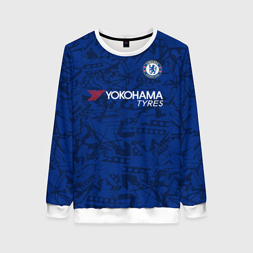 Женский свитшот Chelsea home 19-20 / 3D-Белый – фото 1