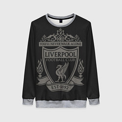 Свитшот женский Liverpool - Classic Est 1892, цвет: 3D-меланж