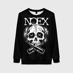 Женский свитшот NOFX Skull