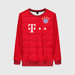 Свитшот женский FC Bayern: Home 19-20, цвет: 3D-красный