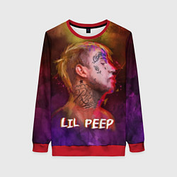 Свитшот женский Lil Peep ART, цвет: 3D-красный