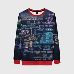 Женский свитшот HOLLOW KNIGHT WORLD