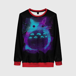 Свитшот женский Милый Тоторо, цвет: 3D-красный