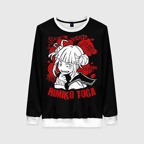 Женский свитшот My Hero Academia Himiko Toga / 3D-Белый – фото 1