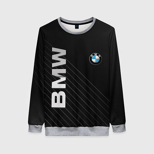 Женский свитшот BMW / 3D-Меланж – фото 1
