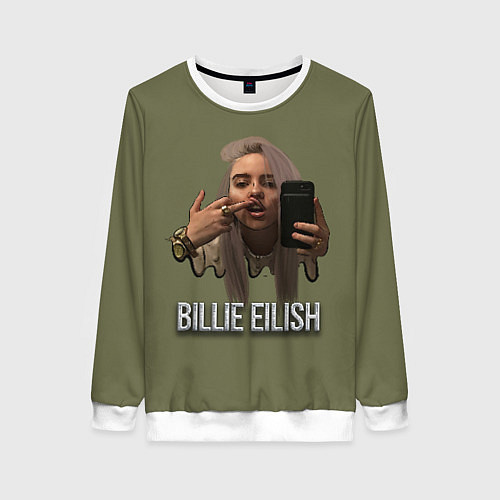 Женский свитшот BILLIE EILISH / 3D-Белый – фото 1