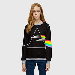 Свитшот женский PINK FLOYD, цвет: 3D-меланж — фото 2