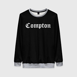 Свитшот женский Комптон, цвет: 3D-меланж