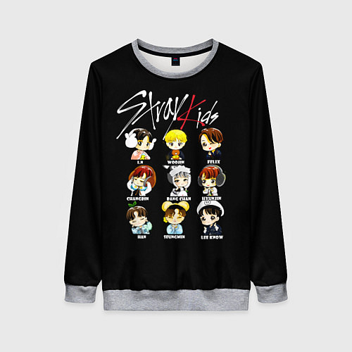 Женский свитшот Stray Kids / 3D-Меланж – фото 1