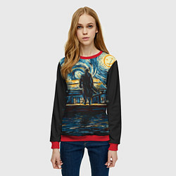 Свитшот женский Sherlock, цвет: 3D-красный — фото 2