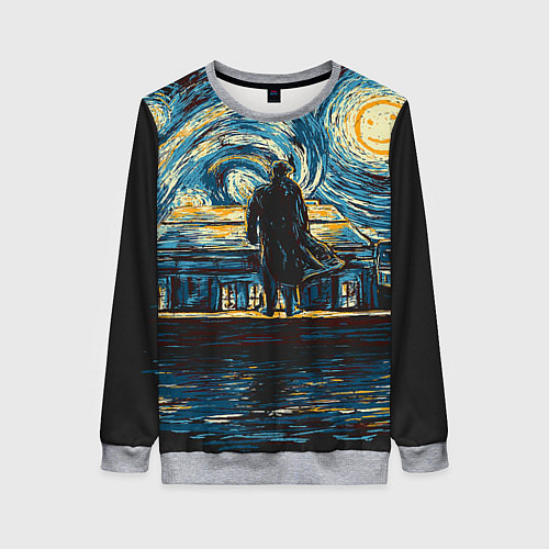 Женский свитшот Sherlock / 3D-Меланж – фото 1