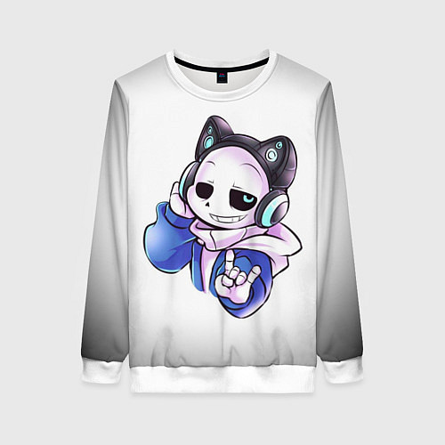 Женский свитшот UNDERTALE / 3D-Белый – фото 1