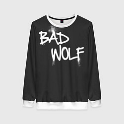 Свитшот женский Bad Wolf, цвет: 3D-белый