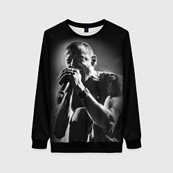 Свитшот женский Chester Bennington Linkin Park, цвет: 3D-черный