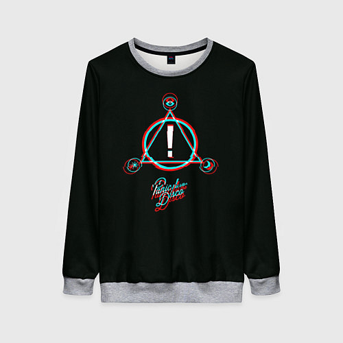 Женский свитшот Panic at the disco / 3D-Меланж – фото 1