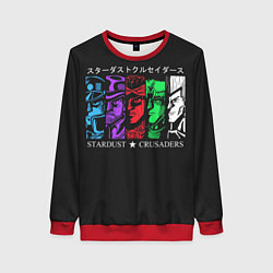 Свитшот женский JoJo Bizarre Adventure, цвет: 3D-красный
