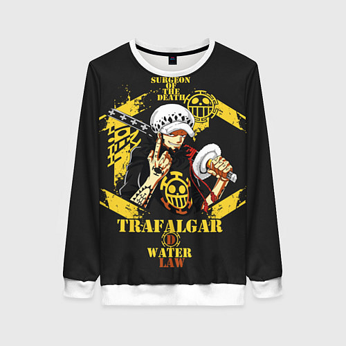 Женский свитшот One Piece Trafalgar Water / 3D-Белый – фото 1