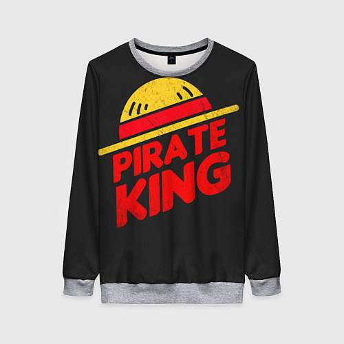 Женский свитшот One Piece Pirate King / 3D-Меланж – фото 1