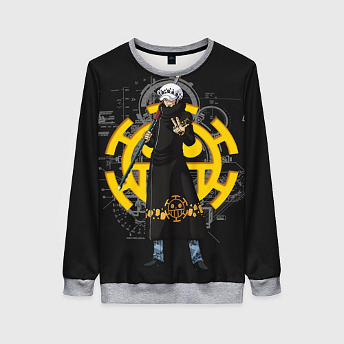 Женский свитшот One Piece / 3D-Меланж – фото 1