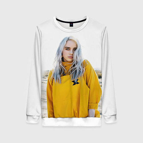 Женский свитшот BILLIE EILISH / 3D-Белый – фото 1