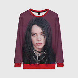 Свитшот женский BILLIE EILISH, цвет: 3D-красный