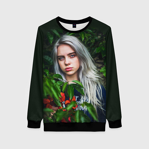 Женский свитшот BILLIE EILISH / 3D-Черный – фото 1