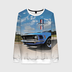 Свитшот женский Mustang, цвет: 3D-белый