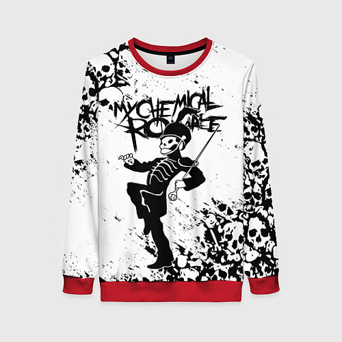 Женский свитшот My Chemical Romance / 3D-Красный – фото 1