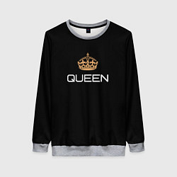 Свитшот женский Королева, цвет: 3D-меланж