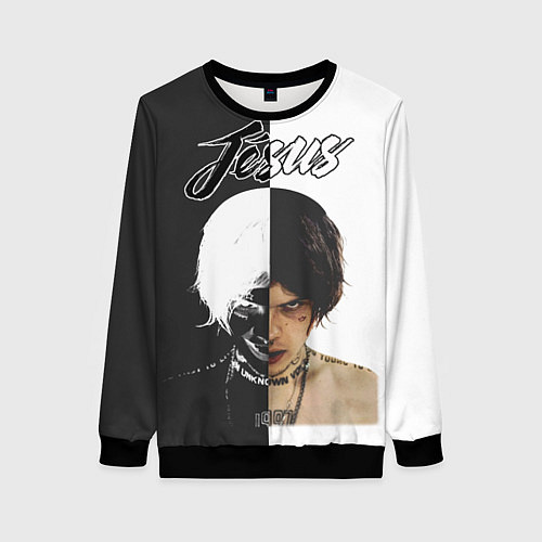 Женский свитшот Dzhizus / 3D-Черный – фото 1