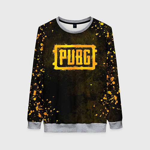 Женский свитшот PUBG / 3D-Меланж – фото 1
