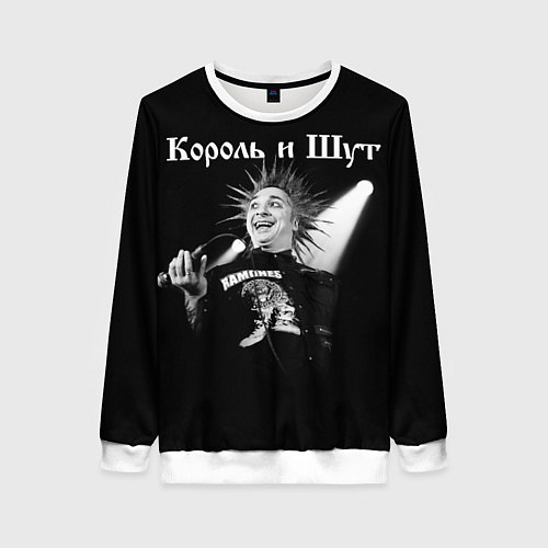 Женский свитшот Король и Шут Анархия спина / 3D-Белый – фото 1