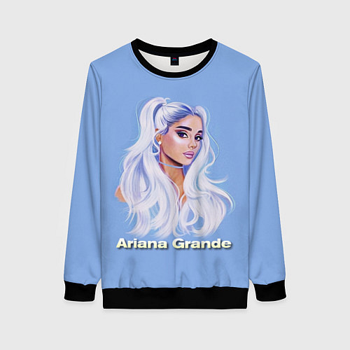 Женский свитшот Ariana Grande Ариана Гранде / 3D-Черный – фото 1
