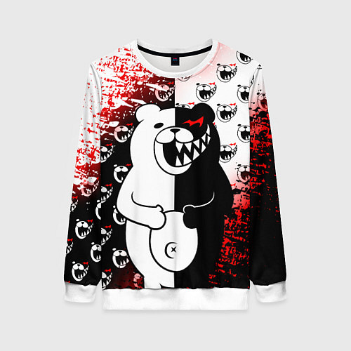 Женский свитшот MONOKUMA / 3D-Белый – фото 1