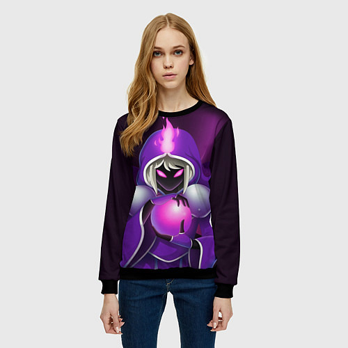 Женский свитшот Terraria / 3D-Черный – фото 3