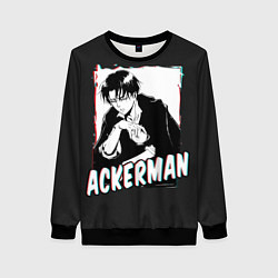 Свитшот женский Ackerman, цвет: 3D-черный