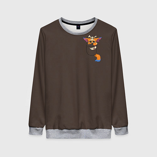 Женский свитшот League of Legends / 3D-Меланж – фото 1