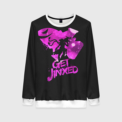 Женский свитшот Get Jinxed / 3D-Белый – фото 1