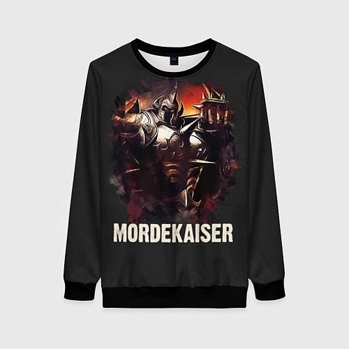 Женский свитшот Mordekaiser / 3D-Черный – фото 1