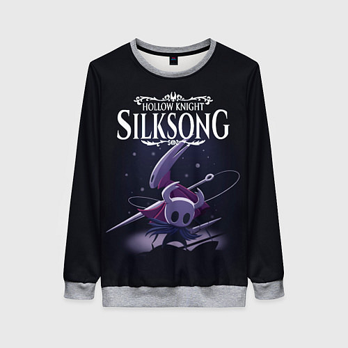 Женский свитшот Hollow Knight / 3D-Меланж – фото 1