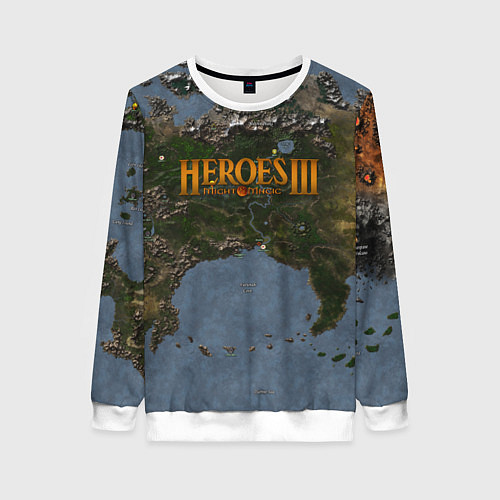 Женский свитшот ГЕРОИ 3 / 3D-Белый – фото 1