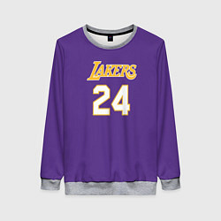 Свитшот женский Los Angeles Lakers Kobe Brya, цвет: 3D-меланж