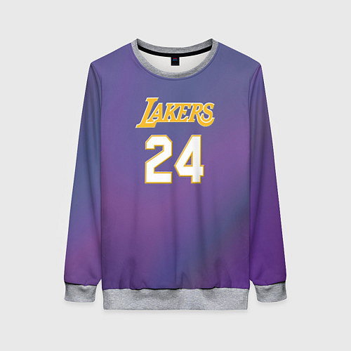 Женский свитшот Los Angeles Lakers Kobe Brya / 3D-Меланж – фото 1