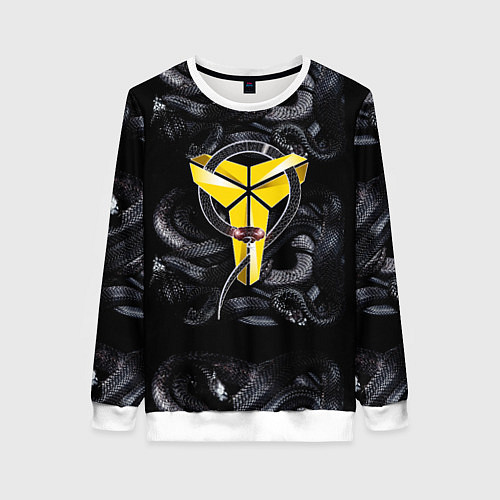 Женский свитшот Los Angeles LakersKobe Bryan / 3D-Белый – фото 1