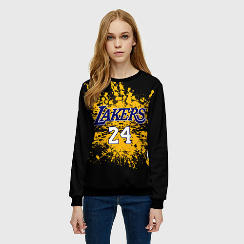 Женский свитшот Kobe Bryant / 3D-Черный – фото 3