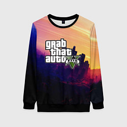 Свитшот женский GTA 5, цвет: 3D-черный