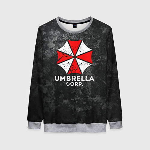 Женский свитшот UMBRELLA CORP / 3D-Меланж – фото 1