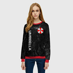 Свитшот женский UMBRELLA CORP, цвет: 3D-красный — фото 2
